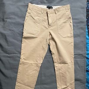 Banana republic Sloan style khakis.